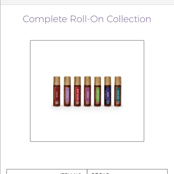 young living Accessories - Brand new Young Living complete roll on kit